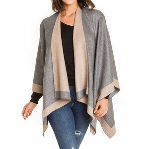 Women's Reversible Poncho Cape
